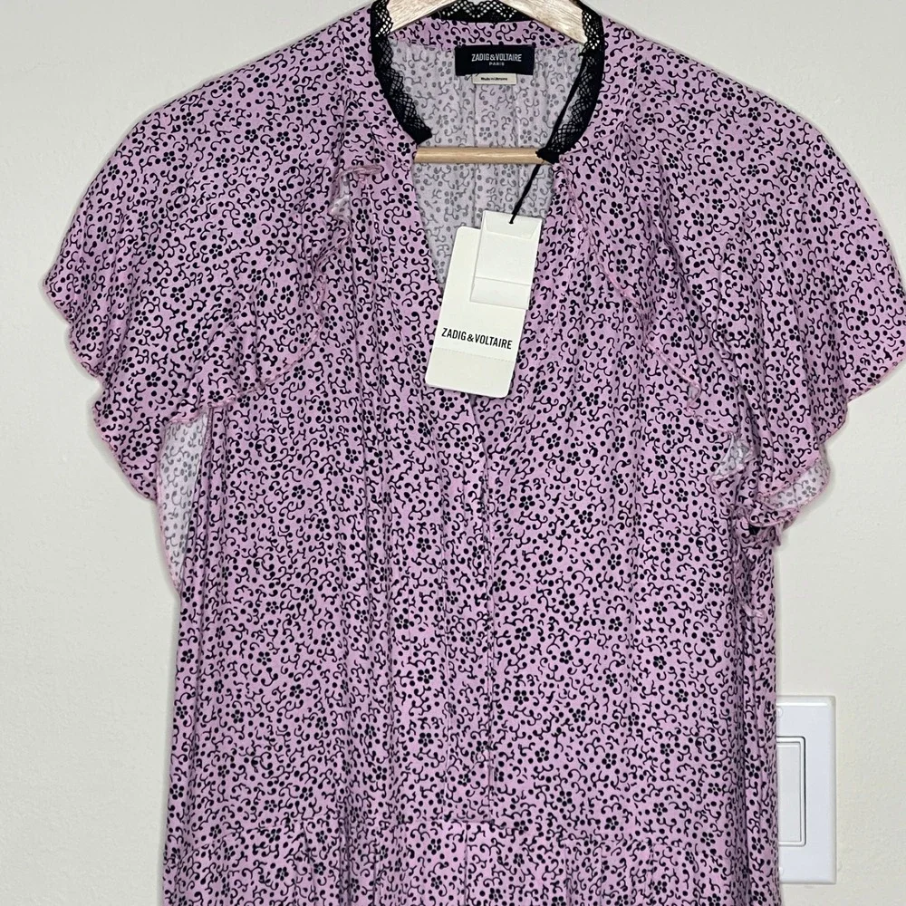 Zadig & Voltaire Ruskie Goa Maxi Dress Blossom Size L NWT - Picture 4 of 12